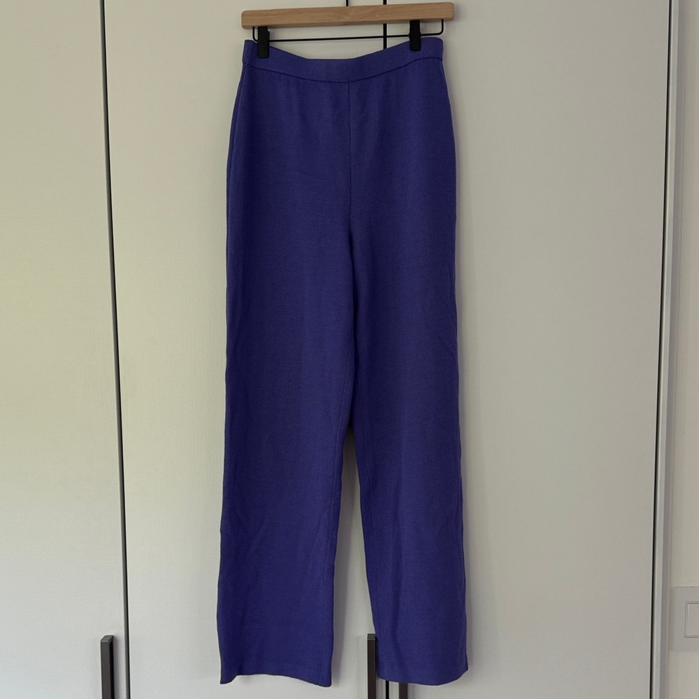 St. John Royal Blue Wide Leg Pants